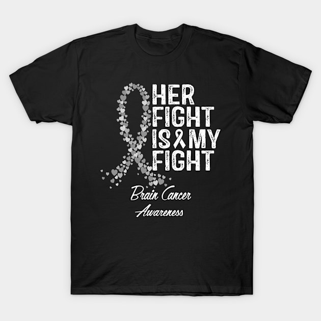 Brain Cancer Awareness T-Shirt by RW